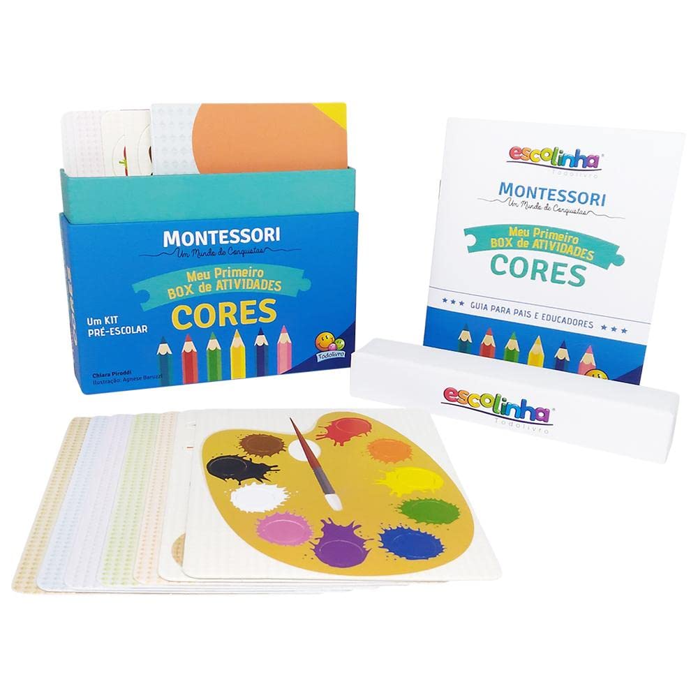 Escolinha MONTESSORI BOX de Atividades: Cores