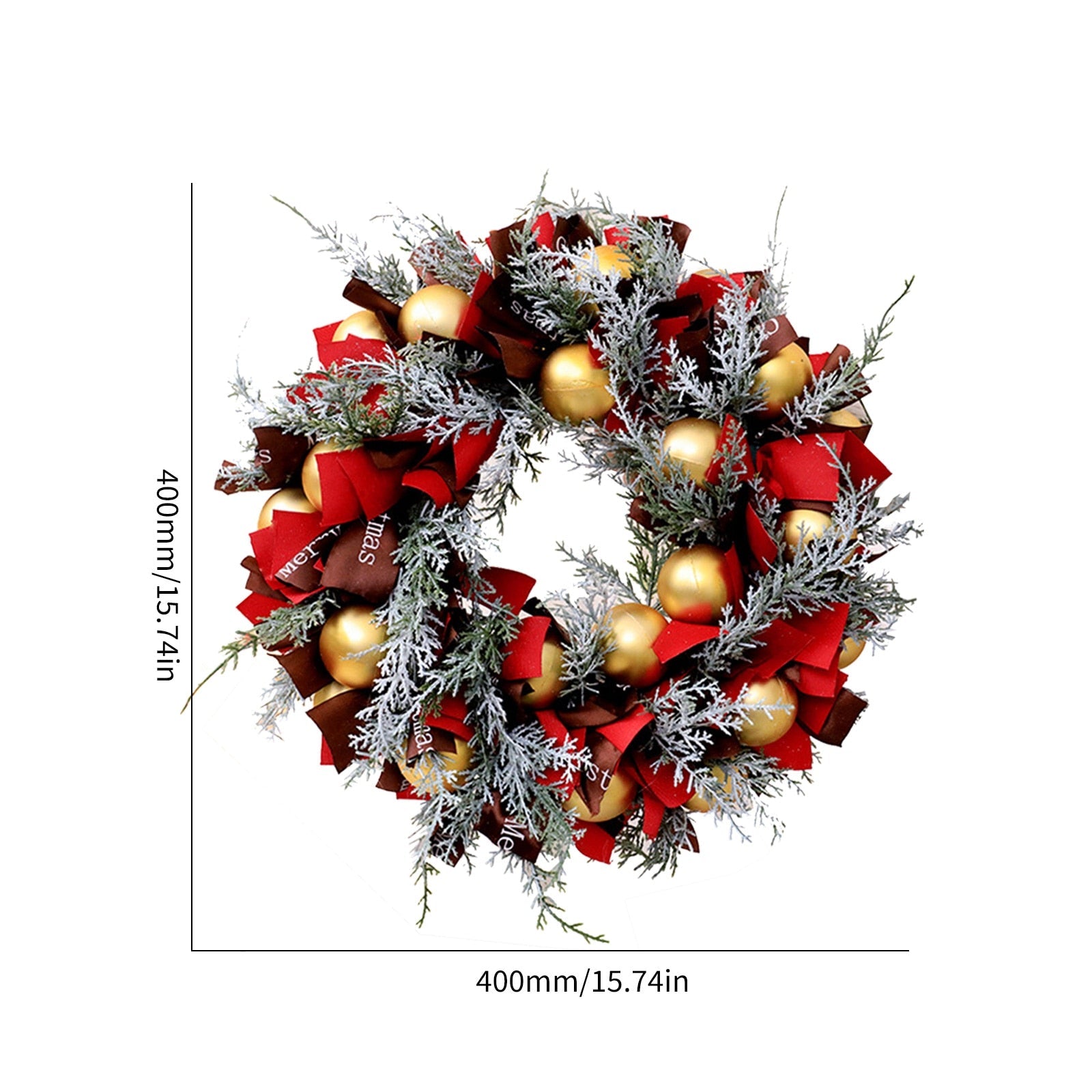 2021 Christmas Garland Wreath Pinecone Christmas Decorations for Home Xmas Party Supplies Hanging Ornament Hanger Decoration