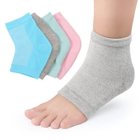 1pair Silicone Moisturizing Gel Heel Socks Cracked Foot Skin Care Protectors SPA Skin Nursing Health Care Foot