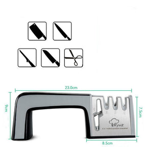 Afiador de facas  4 em 1  - Kezuriki