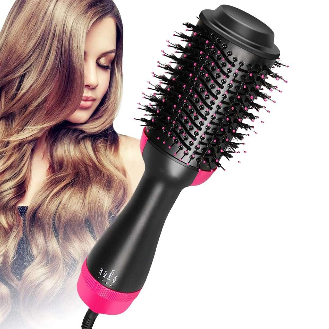 Power Brush - Escova 3 em 1 - Seca, Alisa e Fortalece