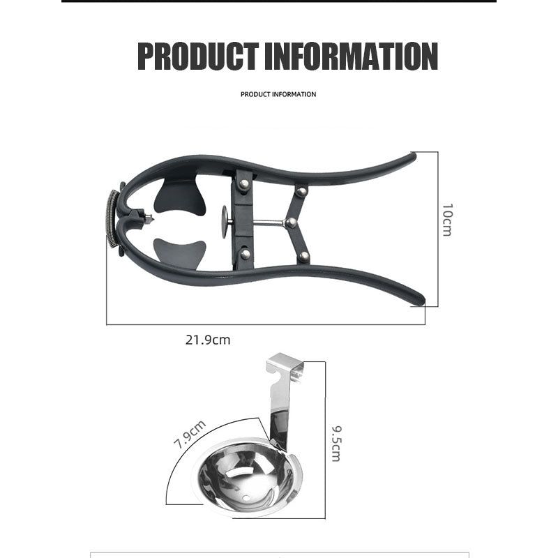 Quebrador de Ovos e separador de clara e gema.